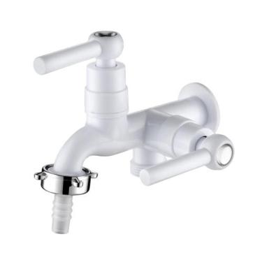 Imagem de Torneira de Tanque c/ Saída p/ Máquina de Lavar c/ Bico p/ Mangueira B