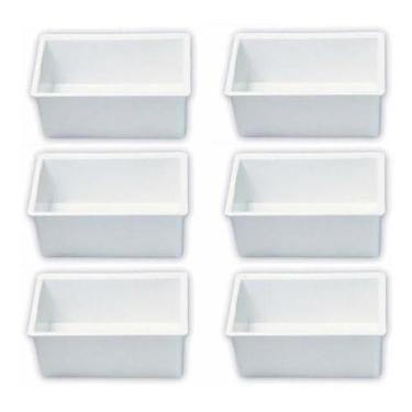 Imagem de Forma Queijo Mussarela 1Kg Retangular Injesul (6 Unidades ), Retangula