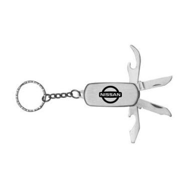 Imagem de Chaveiro de Metal Gravado a Lazer Para Nissan Kicks Versa T - KEYCHAIN
