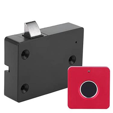 Imagem de Fechaduras de Porta Com Impressão Digital, Fechadura de Porta Com Impressão Digital Com Energia Móvel USB Externa 0,5 Segundos de Reconhecimento de Semicondutor de Liga de
