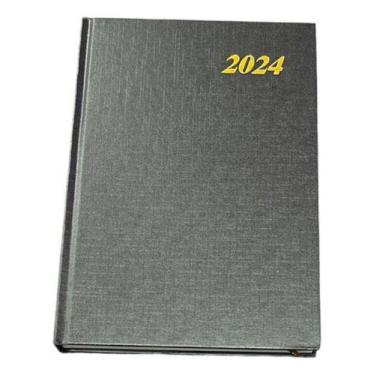Imagem de Agenda 2024 Social Capa Lisa Dura Escritório - oem, Vermelho