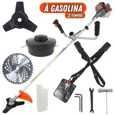 Imagem de KIT Roçadeira Profissional Vulcan VR260P 2T 26CC 0,9CV + Faca Circular