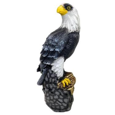 Imagem de Estatua Gavião na Base em Resina para Parede 45cm - LZ Decorações, Pre