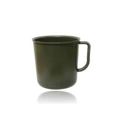 Imagem de Caneco em plastico Militar 500ML - Braspol, Verde oliva