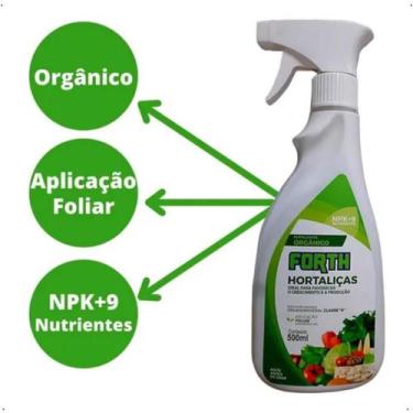 Imagem de Fertilizante Adubo Orgânico Forth Hortaliças Foliar 500ml Pu