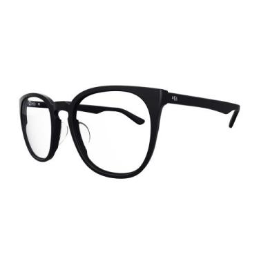 Imagem de Armação De Óculos Hb Ecobloc 0446 10104460243010 Preto Fosco, Preto, 5