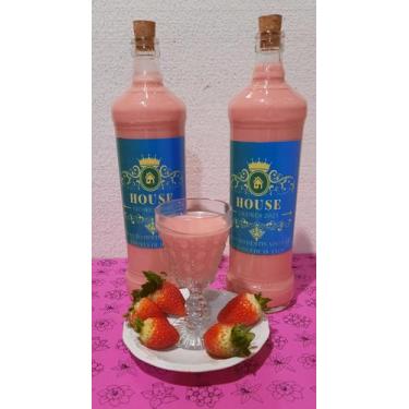Imagem de Licor de Morango 100% Artesanal House Licores 900ml