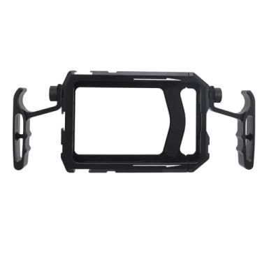 Imagem de Gaiola de Telefone Em Liga de Alumínio Com Porta de Parafuso de 1/4 Polegadas Interface de Sapata Fria para Porta ARRI Com 2 Alças Plataforma de Vídeo para Smartphone para