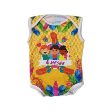 Imagem de Body Abadá de Bebê Fantasia Carnaval Bloquinho Mesversario - Calupa, G