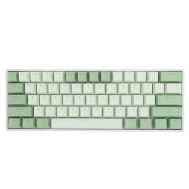 Imagem de Teclado Mecânico de 60%, Teclado para Jogos Retroiluminado RGB de 61 Teclas 2.4G Bluetooth e Tipo C Com Fio, Hot Swap, Interruptor Vermelho, Teclado Compacto para Jogadores de