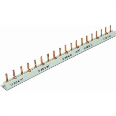 Imagem de Barramento Steck Bifasico 2X 6 Disjuntores Din 80A S2F210B