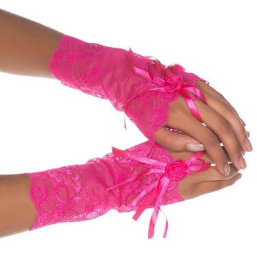 Imagem de Luva Delicate em Tully Pink Pimenta Sexy - Acessório Sexy