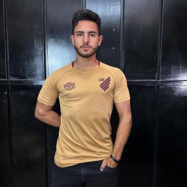 Imagem de Camisa Athlético Paranaense Umbro 2025 Treino - Masculino, M, Dourado