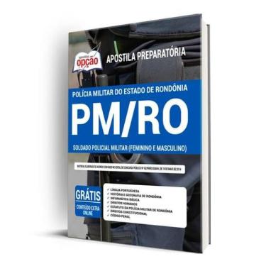 Imagem de Apostila PM-RO - Soldado Policial Militar (Feminino e Masculino) - Apo