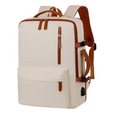 Imagem de Mochila Grande Trabalho Faculdade Viagem Expansível Elegante - Alwy, O