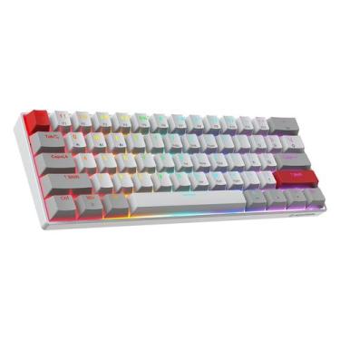 Imagem de Teclado Mecânico Gamer NEWMEN GM610 60% - Sem Fio/Bluetooth, RGB, Hot-