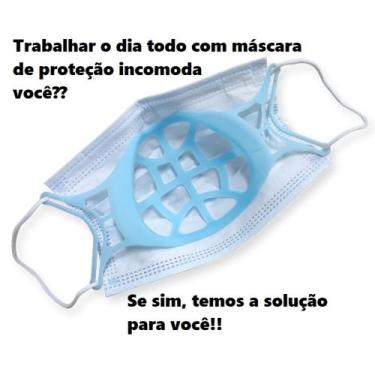 Imagem de 02 Suporte De Máscara 3d / Suportes Protetor de Boca e Respiração - SG