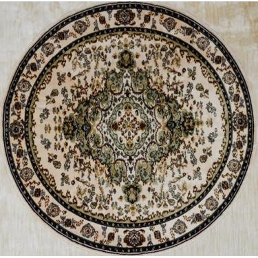 Imagem de Rosadecor, Tapete Redondo Marbella Elite BS Classico 101-4 200 cm