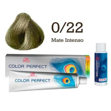 Imagem de Coloração Color Perfect 0.22 Mate Intenso Oxidante Welloxon 20 Volumes