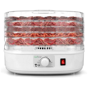Imagem de Desidratador de Alimentos 5 Bandejas, 250W, 110v, NUTRICHEF PKFD06, Branco