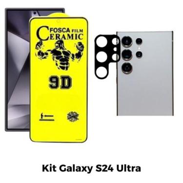 Imagem de Película Cerâmica Fosca + Película de Câmera para Samsung Galaxy S24 U