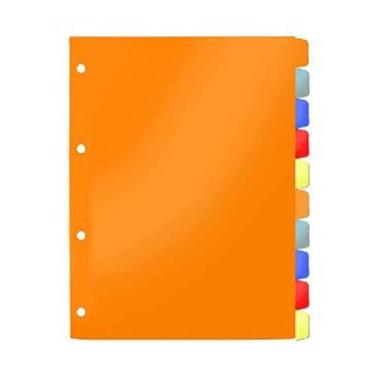 Imagem de Divisória Fichário Universitário Dac Colorida Com 10un