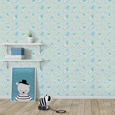 Imagem de Papel de Parede Infantil Ursinho Menino - CasaH