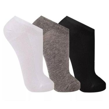 Imagem de Kit c/ 3 meia Trifil soquete invisível algodão sport Ref.: 7064, Misto
