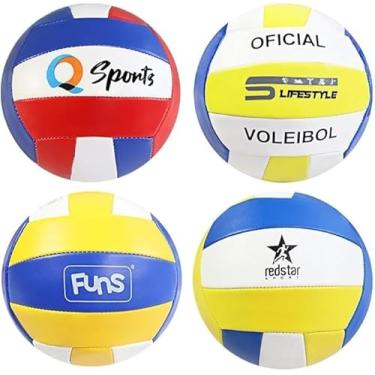 Imagem de Bola de Vôlei Tamanho Oficial Praia e Quadra - Brilhe em Qualquer Terreno
