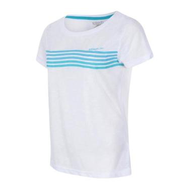Imagem de Camiseta Speedo Waves Feminina, Branco, Feminino, G