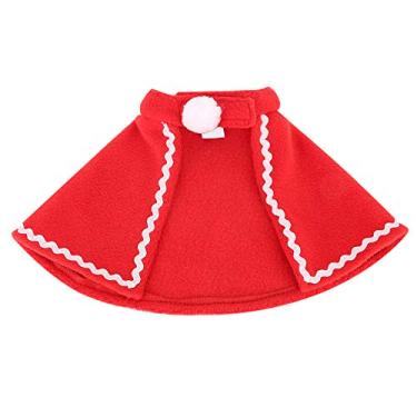 Imagem de Capa de Istmas Red Festive para Dogs & Cats - Capa de Pelúcia Curta para S, Cobaias Pels & Holland Lops - Fantas de Fantasia de Pet (Número 1) (Número 2)