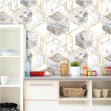 Imagem de Revestimento de Azulejo Mármore Estelar 270 - Inove Papéis de Parede