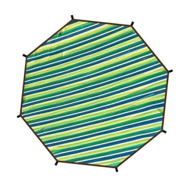 Imagem de UGPLM Trampoline Shade Tampa de capa de trampolim Fácil de instalar a proteção solar resistente ao ar livre resistente ao ar livre Proteção solar, para 8 Pólos, 14 Pés