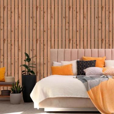 Imagem de Papel de Parede Madeira Ripado Crua 270 - Inove Papéis de Parede