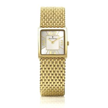 Imagem de Relógio De Pulso Jean Vernier Analógico Dourado Jv00113