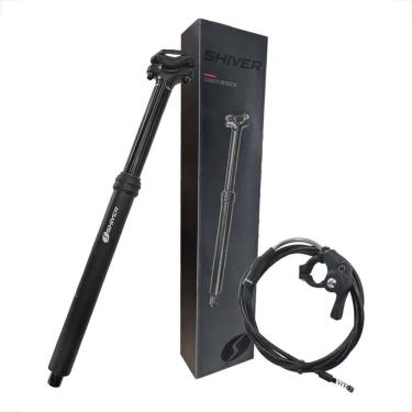Imagem de Canote Retrátil Hidráulico Shiver Prime ex rs1 ultimate 31.6x440mm 125mm com alavanca trava Bike mtb
