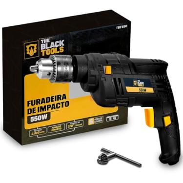 Imagem de Furadeira Elétrica De Impacto 550w 3/8 10mm 220v Profissional Tbf550k The Black Tools