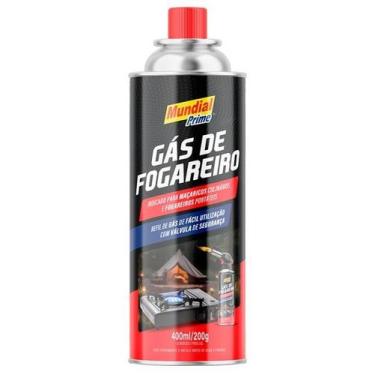 Imagem de Gas de fogareiro 400ml/200g mundial prime - AEROFLEX