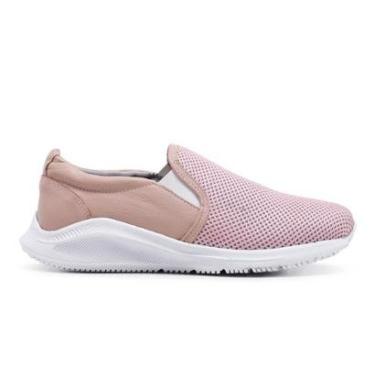 Imagem de Tênis Slip On Feminino E Masculino Casual Couro Calce Fácil Cor:;Tamanho:37-Masculino