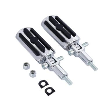 Imagem de CELOMT Apoios Para Os Pés Do Passageiro Traseiro, Suporte Pedais, Compatível Com Harley Softail Breakout Slim Fl Heritage Low Rider Sport Glide Fat Boy Bob Street 2000-2006