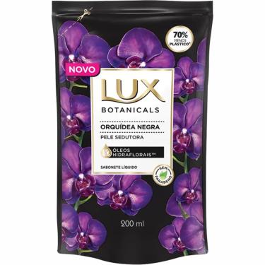 Imagem de Sabonete Líquido Lux Orquídea Negra Pele Sedutora Botanicals Refil 200ml