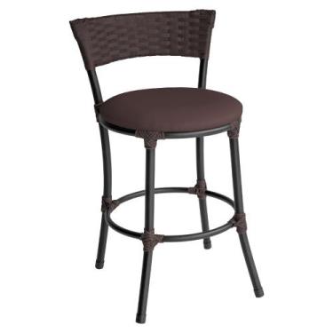 Imagem de Banqueta Baixa Pisa Estofada para Balcão Baixo Gourmet - Acesse Móveis