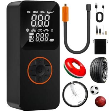 Imagem de Calibrador Portátil Mini Compressor de Ar, Bateria, Ideal para Pneus bike, carro, motos e Bolas