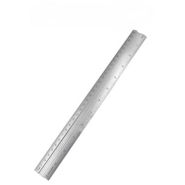 Imagem de RéGua de Metal de 30 Cm (MilíMetros e Polegadas)(1PC)