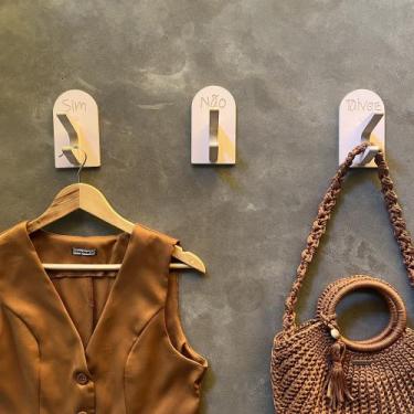 Imagem de 12 Ganchos Provador de loja roupas boho premium capela arco - Souvenir