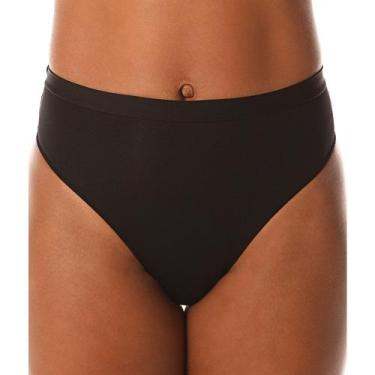 Imagem de Calcinha Demillus 26826 Pele De Seda Plus Size Poliamida, EG, Preto