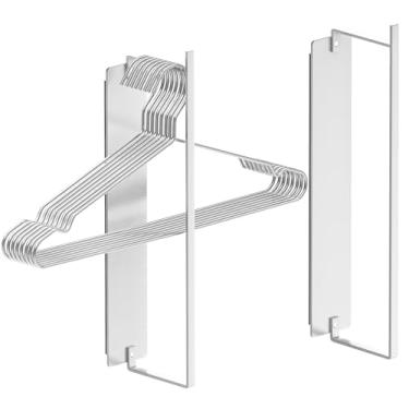 Imagem de Organizador de cabide magnético para máquina de lavar, organização de lavanderia, cabide de roupas, empilhador, organizador de casacos, suporte para adultos, crianças, calças, armazenamento, 2