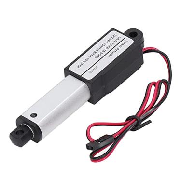 Imagem de WALFRONT 12V Motor do Atuador Elétrico 64N Força Máxima de Alumínio e ABS Construção Projeto Seguro Operação Fácil Com Toolchuck Ideal para Máquinas Agrícolas (30mm)