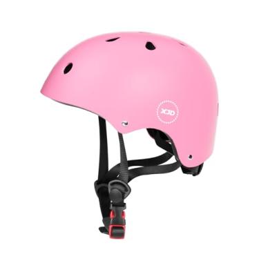 Imagem de XJD Capacete De Bicicleta Infantil Para Bebês 1 A 8 Anos, Ajustável Skate, Meninos E Meninas (Rosa, Extrapequeno: 17,5"-19,5"/1 5 Anos)