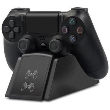 Imagem de Carregador Para Controle Ps4 Charge Duplo 2 Controles - Kingo